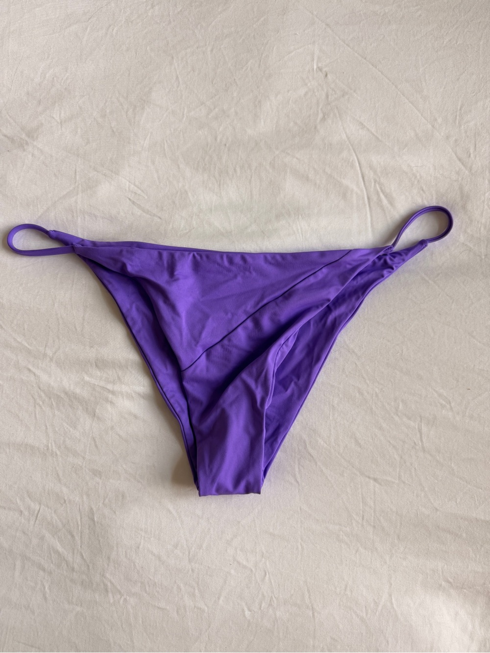 Toast Swim Purple Women's Bikini Bottom - Classic Side-Strap Swimwear